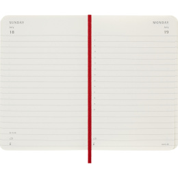 Kalender 12M Daily 2027 Softcover Pocket Red in der Gruppe Papier & Blöcke / Kalender und Terminkalender / 12 Monate Tageskalender bei Pen Store (137436)