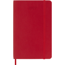 Kalender 12M Daily 2027 Softcover Pocket Red in der Gruppe Papier & Blöcke / Kalender und Terminkalender / 12 Monate Tageskalender bei Pen Store (137436)