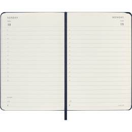 Kalender 12M Daily 2027 Hardcover Pocket Sapphire Blue in der Gruppe Papier & Blöcke / Kalender und Terminkalender / 12 Monate Tageskalender bei Pen Store (137437)