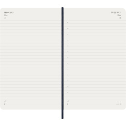 Kalender 12M Daily 2027 Softcover Pocket Sapphire Blue in der Gruppe Papier & Blöcke / Kalender und Terminkalender / 12 Monate Tageskalender bei Pen Store (137438)