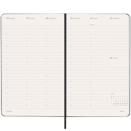 Kalender 12M Weekly Vertical PRO 2027 Hardcover Large Black in der Gruppe Papier & Blöcke / Kalender und Terminkalender / 12 Monate Tageskalender bei Pen Store (137442)
