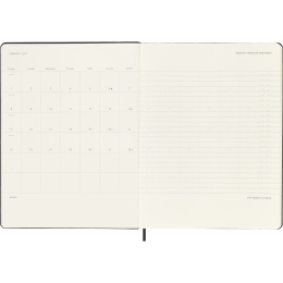 Kalender 12M Weekly Vertical PRO 2027 Hardcover XL Black  in der Gruppe Papier & Blöcke / Kalender und Terminkalender / 12 Monate Tageskalender bei Pen Store (137443)