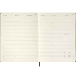 Kalender 12M Smart PRO Digital Weekly Vertical 2027 XL Black in der Gruppe Papier & Blöcke / Kalender und Terminkalender / 12 Monate Tageskalender bei Pen Store (137444)