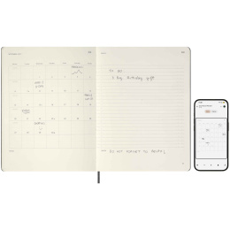 Kalender 12M Smart PRO Digital Weekly Vertical 2027 XL Black in der Gruppe Papier & Blöcke / Kalender und Terminkalender / 12 Monate Tageskalender bei Pen Store (137444)
