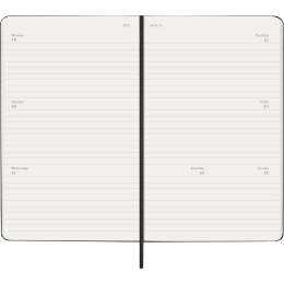 Kalender 12M Weekly Horizontal 2027 Hardcover Large Black  in der Gruppe Papier & Blöcke / Kalender und Terminkalender / 12 Monate Tageskalender bei Pen Store (137446)