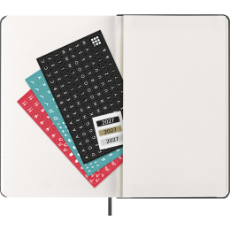 Kalender 12M Weekly Horizontal 2027 Hardcover Large Black  in der Gruppe Papier & Blöcke / Kalender und Terminkalender / 12 Monate Tageskalender bei Pen Store (137446)