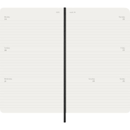 Kalender 12M Weekly Horizontal 2027 Softcover Large Black in der Gruppe Papier & Blöcke / Kalender und Terminkalender / 12 Monate Tageskalender bei Pen Store (137447)