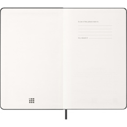 Kalender 12M Weekly Notebook 2027 Hardcover Large Black  in der Gruppe Papier & Blöcke / Kalender und Terminkalender / 12 Monate Tageskalender bei Pen Store (137450)
