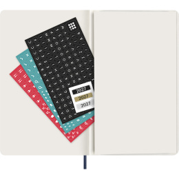 Kalender 12M Weekly Notebook 2027 Softcover Large Sapphire Blue  in der Gruppe Papier & Blöcke / Kalender und Terminkalender / 12 Monate Tageskalender bei Pen Store (137454)
