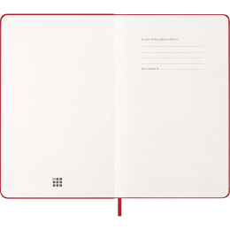 Kalender 12M Weekly Notebook 2027 Hardcover Large Red  in der Gruppe Papier & Blöcke / Kalender und Terminkalender / 12 Monate Tageskalender bei Pen Store (137455)