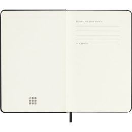 Kalender 12M Weekly Notebook 2027 Hardcover Pocket Black  in der Gruppe Papier & Blöcke / Kalender und Terminkalender / 12 Monate Tageskalender bei Pen Store (137458)
