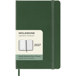 Kalender 12M Weekly Notebook 2027 Hardcover Pocket Myrtle Green  in der Gruppe Papier & Blöcke / Kalender und Terminkalender / 12 Monate Tageskalender bei Pen Store (137460)