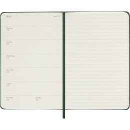 Kalender 12M Weekly Notebook 2027 Hardcover Pocket Myrtle Green  in der Gruppe Papier & Blöcke / Kalender und Terminkalender / 12 Monate Tageskalender bei Pen Store (137460)