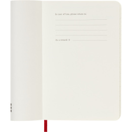 Kalender 12M Weekly Notebook 2027 Softcover Pocket Red  in der Gruppe Papier & Blöcke / Kalender und Terminkalender / 12 Monate Tageskalender bei Pen Store (137464)