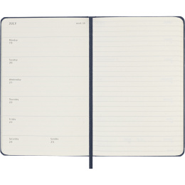 Kalender 12M Weekly Notebook 2027 Hardcover Pocket Sapphire Blue  in der Gruppe Papier & Blöcke / Kalender und Terminkalender / 12 Monate Tageskalender bei Pen Store (137465)