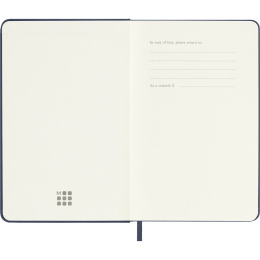 Kalender 12M Weekly Notebook 2027 Hardcover Pocket Sapphire Blue  in der Gruppe Papier & Blöcke / Kalender und Terminkalender / 12 Monate Tageskalender bei Pen Store (137465)