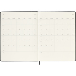 Kalender 12M Weekly Notebook 2027 Hardcover XL Black  in der Gruppe Papier & Blöcke / Kalender und Terminkalender / 12 Monate Tageskalender bei Pen Store (137466)