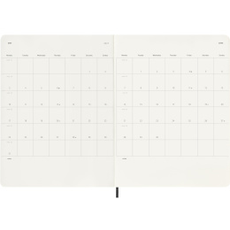 Kalender 12M Weekly Notebook 2027 Softcover XL Black  in der Gruppe Papier & Blöcke / Kalender und Terminkalender / 12 Monate Tageskalender bei Pen Store (137467)