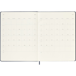 Kalender 12M Weekly Notebook 2027 Hardcover XL Sapphire Blue  in der Gruppe Papier & Blöcke / Kalender und Terminkalender / 12 Monate Tageskalender bei Pen Store (137468)