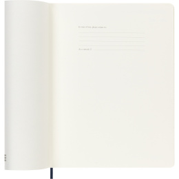 Kalender 12M Weekly Notebook 2027 Softcover XL Sapphire Blue  in der Gruppe Papier & Blöcke / Kalender und Terminkalender / 12 Monate Tageskalender bei Pen Store (137469)