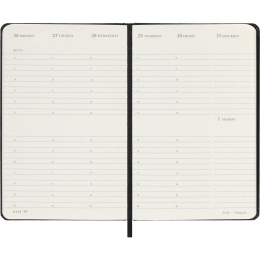 Kalender 12M Weekly Vertical 2027 Hardcover Pocket Black  in der Gruppe Papier & Blöcke / Kalender und Terminkalender / 12 Monate Tageskalender bei Pen Store (137471)