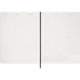 Kalender 12M Weekly Vertical 2027 Essential Softcover XXL Black in der Gruppe Papier & Blöcke / Kalender und Terminkalender / 12 Monate Tageskalender bei Pen Store (137472)