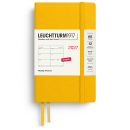 Kalender Weekly Planner 2027 A6 Sunflower in der Gruppe Papier & Blöcke / Kalender und Terminkalender / 12 Monate Tageskalender bei Pen Store (137482)
