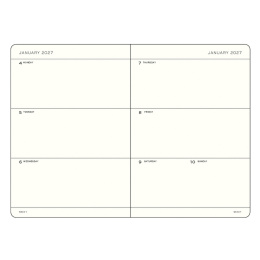 Kalender Weekly Planner 2027 A5 Cherry in der Gruppe Papier & Blöcke / Kalender und Terminkalender / 12 Monate Tageskalender bei Pen Store (137488)