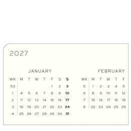 Kalender Weekly Planner 2027 A5 Sunflower in der Gruppe Papier & Blöcke / Kalender und Terminkalender / 12 Monate Tageskalender bei Pen Store (137489)