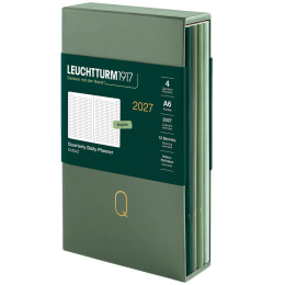 Kalender Quarterly Planner 2027 Shades of Green in der Gruppe Papier & Blöcke / Kalender und Terminkalender / 12 Monate Tageskalender bei Pen Store (137525)