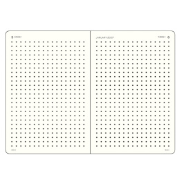Kalender Quarterly Planner 2027 Shades of Green in der Gruppe Papier & Blöcke / Kalender und Terminkalender / 12 Monate Tageskalender bei Pen Store (137525)