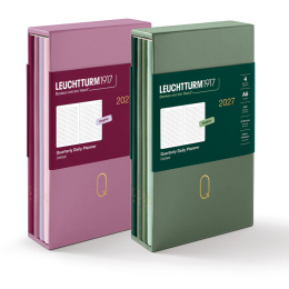 Kalender Quarterly Planner 2027 Shades of Green in der Gruppe Papier & Blöcke / Kalender und Terminkalender / 12 Monate Tageskalender bei Pen Store (137525)