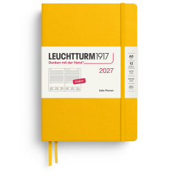 Kalender Daily Planner 2027 A5 Sunflower in der Gruppe Papier & Blöcke / Kalender und Terminkalender / 12 Monate Tageskalender bei Pen Store (137529)