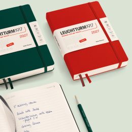 Kalender Daily Planner 2027 A6 Black in der Gruppe Papier & Blöcke / Kalender und Terminkalender / 12 Monate Tageskalender bei Pen Store (137533)