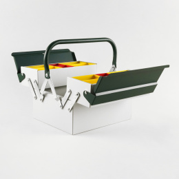 Toolbox Atena Grey/Green in der Gruppe Basteln & Hobby / Organisieren / Aufbewahrungsboxen bei Pen Store (137546)