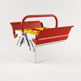 Toolbox Atena Grey/Red in der Gruppe Basteln & Hobby / Organisieren / Aufbewahrungsboxen bei Pen Store (137547)