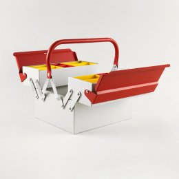 Toolbox Atena Grey/Red in der Gruppe Basteln & Hobby / Organisieren / Aufbewahrungsboxen bei Pen Store (137547)