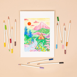  Irojiten Farbstifte 36er-Set in der Gruppe Stifte / Künstlerstifte / Buntstifte bei Pen Store (137566)