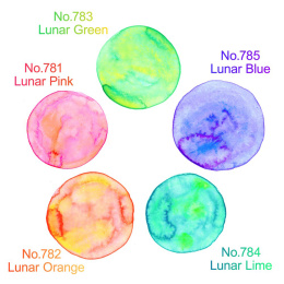 Gansai Tambi Akvarell 5er-set Granulating Colors 3 in der Gruppe Künstlerbedarf / Künstlerfarben / Aquarell / Aquarellfarbe im Napf bei Pen Store (137569)