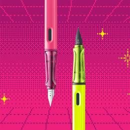 Safari Füllfederhalter Neon Yellow in der Gruppe Stifte / Fine Writing / Füllfederhalter bei Pen Store (137577_r)