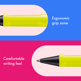 Safari Kugelschreiber Neon Yellow in der Gruppe Stifte / Fine Writing / Kugelschreiber bei Pen Store (137580)