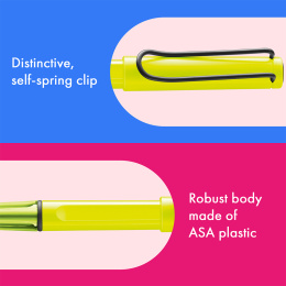 Safari Rollerball Neon Yellow in der Gruppe Stifte / Fine Writing / Tintenroller bei Pen Store (137581)