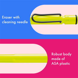 Safari Druckbleistift 0.5 Neon Yellow in der Gruppe Stifte / Schreiben / Druckbleistift bei Pen Store (137582)