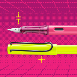 Safari Füllfederhalter Neon Pink in der Gruppe Stifte / Fine Writing / Füllfederhalter bei Pen Store (137583_r)