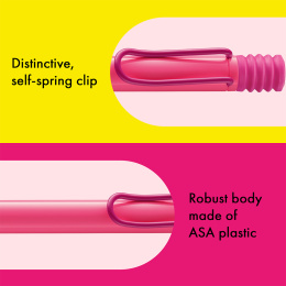 Safari Kugelschreiber Neon Pink in der Gruppe Stifte / Fine Writing / Kugelschreiber bei Pen Store (137586)