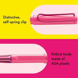 Safari Rollerball Neon Pink in der Gruppe Stifte / Fine Writing / Tintenroller bei Pen Store (137587)