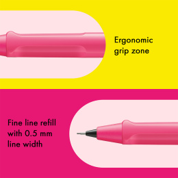 Safari Druckbleistift 0.5 Neon Pink in der Gruppe Stifte / Schreiben / Druckbleistift bei Pen Store (137588)