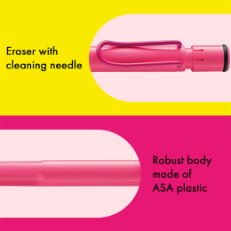 Safari Druckbleistift 0.5 Neon Pink in der Gruppe Stifte / Schreiben / Druckbleistift bei Pen Store (137588)