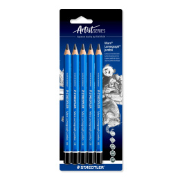 Bleistift Mars Lumograph Jumbo 5er-Set in der Gruppe Stifte / Schreiben / Bleistifte bei Pen Store (137597)