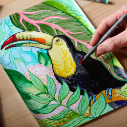 Pigment Arts Brush Pen 12-er Set Nature in der Gruppe Stifte / Künstlerstifte / Pinselstifte bei Pen Store (137622)
